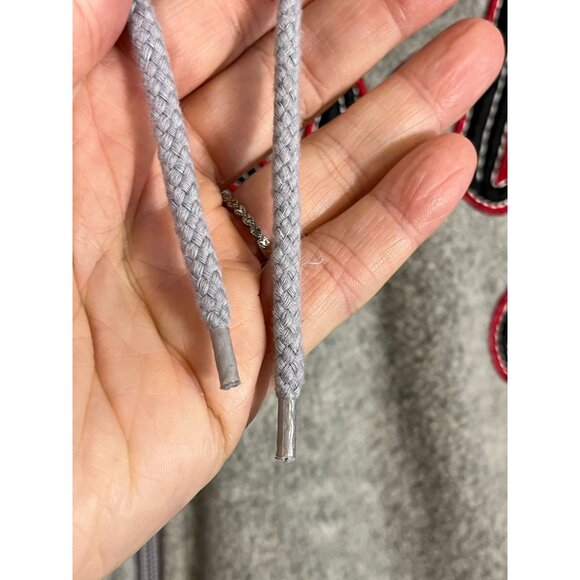 Retro Disney Dwarf Fleece Hoodie Gray XL Grumpy - Picture 7 of 16